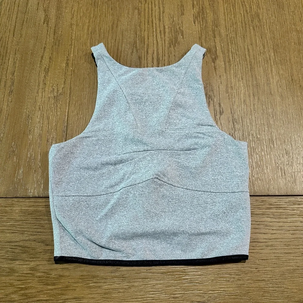 Revolve Koral Cropped Tank Top Size Small Gray - Picture 2 of 7